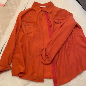Orange blouse